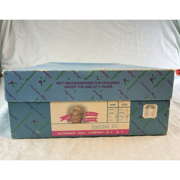 Madame Alexander #343 Dinosaur Doll 8" Vintage w/ Original Box - Picture 15 of 16